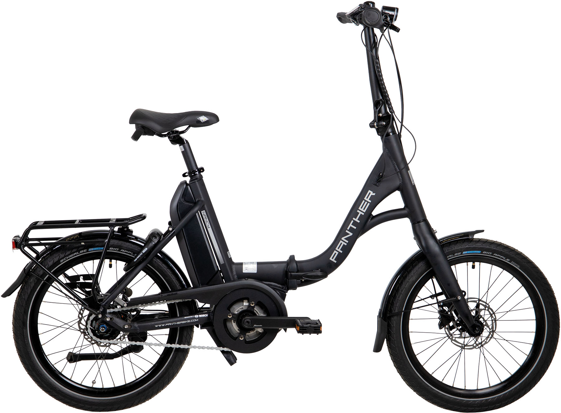 E-Bike PANTHER "Nancy" BOSCH 8-Gang 20", RH 45 cm, E-Bike FTR 20 P1/NANCY/Al/Di/N8-Di/45sw-matt2 Bosch Active G3 400Wh